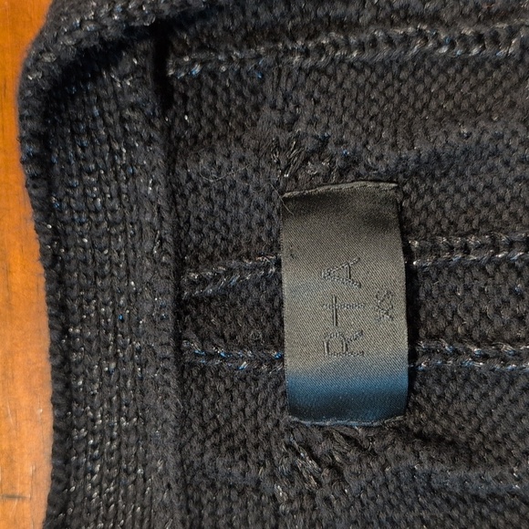 RtA Serge Metallic Cable Knit Cardigan Gretta Luxe - Picture 5 of 8